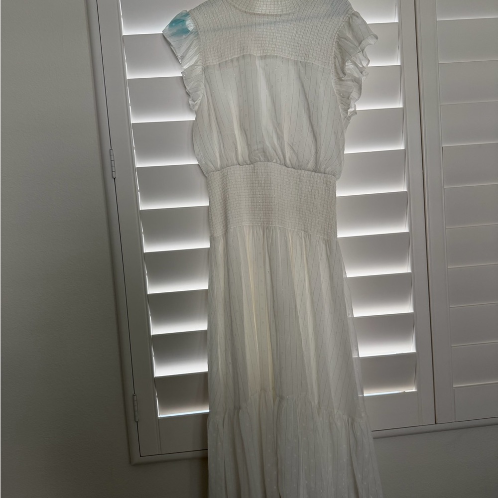 Aqua White Ankle/calf length  Dress